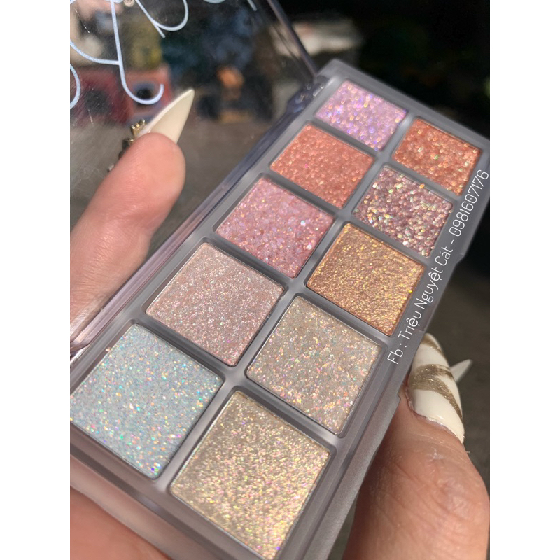 Bảng phấn mắt Romand số 00 Light Glitter Garden