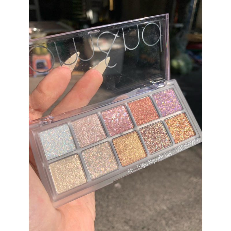 Bảng phấn mắt Romand số 00 Light Glitter Garden
