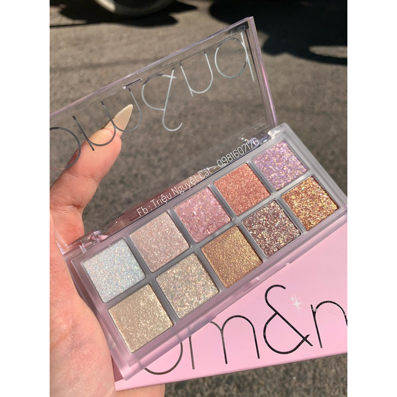 Bảng phấn mắt Romand số 00 Light Glitter Garden