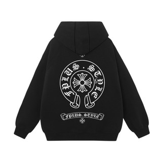 Áo Hoodie CHROME chất nỉ bông dày , mũ 2 lớp) form rộng 40-85kg