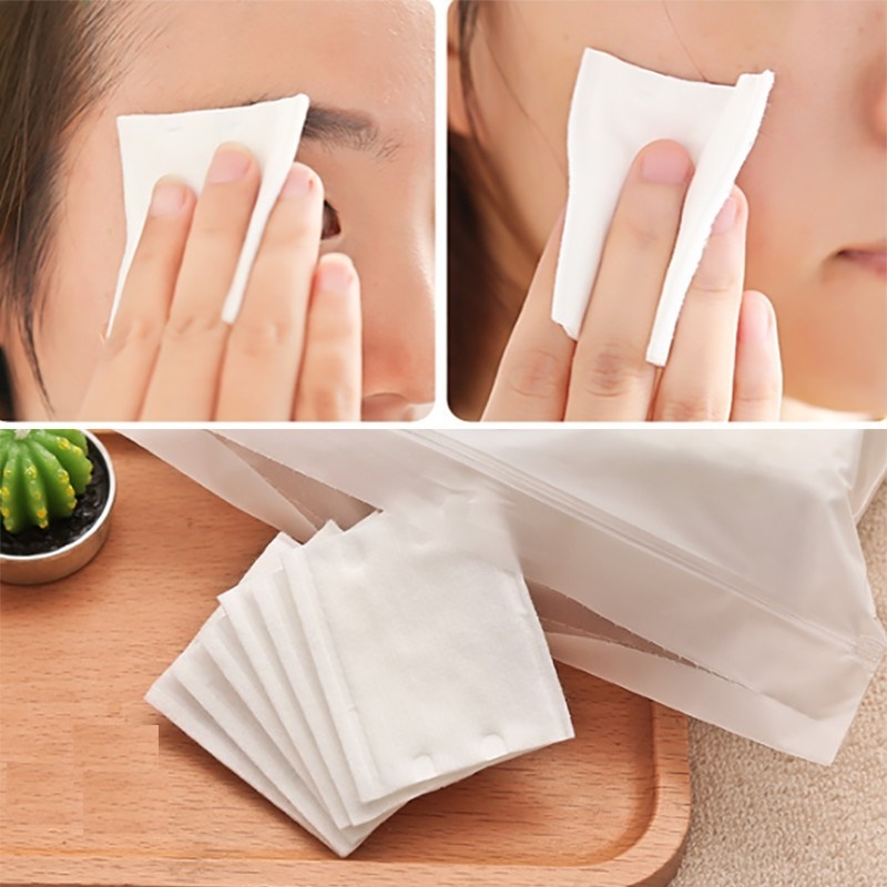Bông Tẩy Trang 222 Miếng Cotton Pads Túi Zip