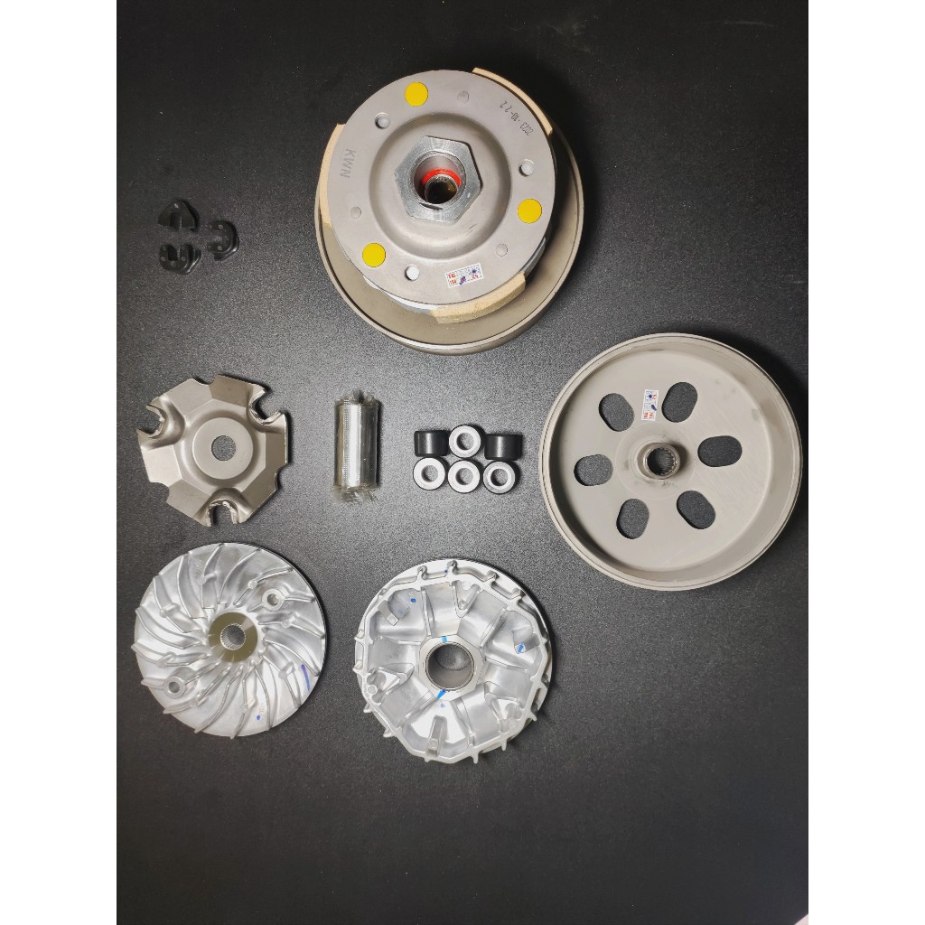 Bộ nồi trước + sau + chân bu ly + dây curoa PCX/ Ab 125/ Clirk 125/SH mode/ Lead 125 + Vario zin trần