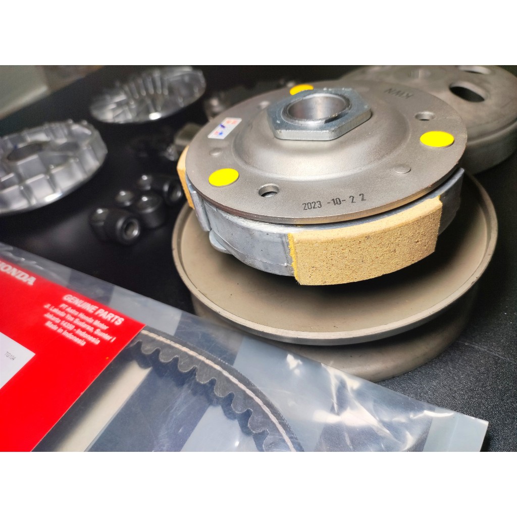 Bộ nồi trước + sau + chân bu ly + dây curoa PCX/ Ab 125/ Clirk 125/SH mode/ Lead 125 + Vario zin trần