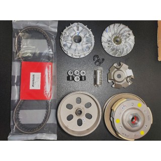 Bộ nồi trước + sau + chân bu ly + dây curoa pcx/ ab 125/ clirk 125/sh mode/ lead 125 + vario zin trần