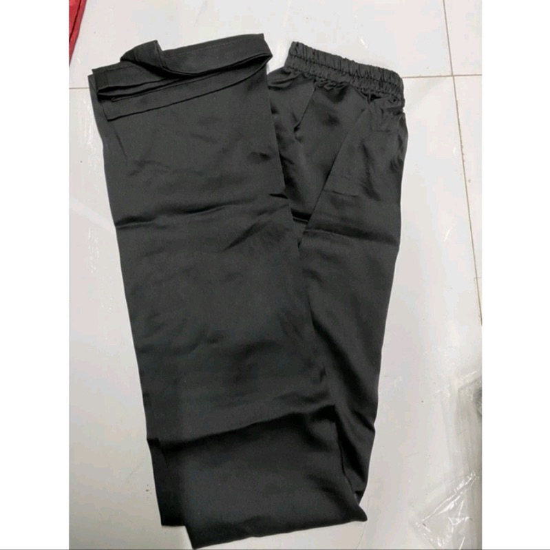 quần lụa bà ba , màu trắng , màu đen (
