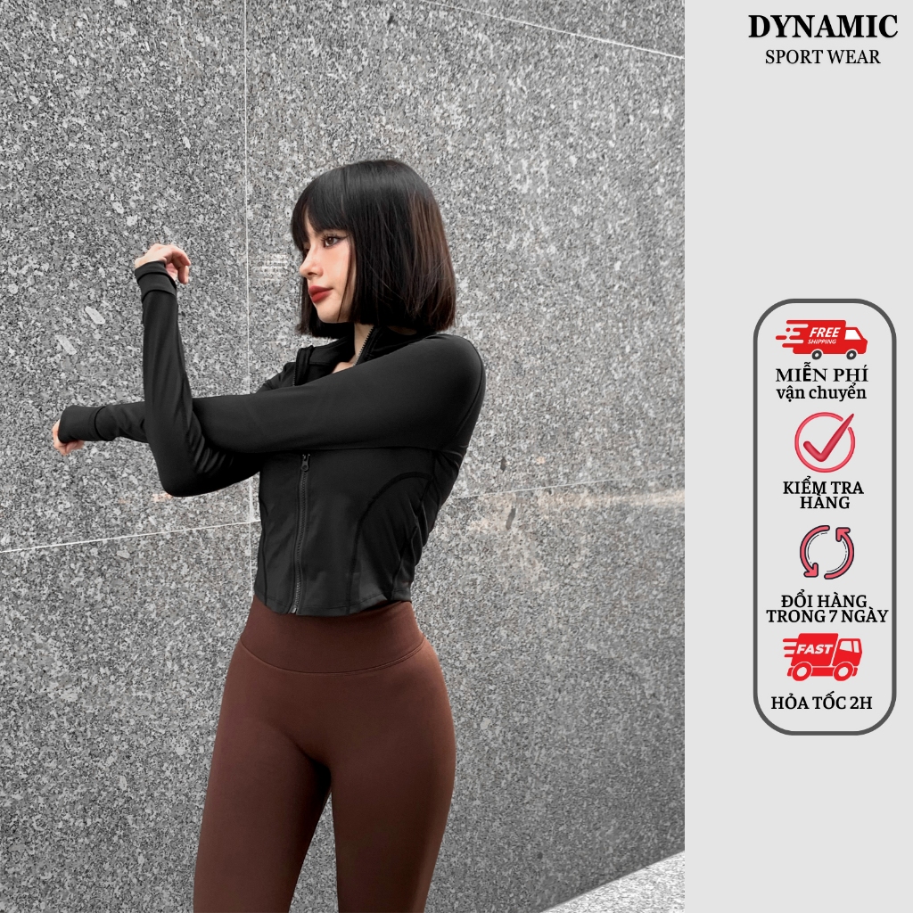 Áo khoác thể thao tập gym, yoga nữ Sport