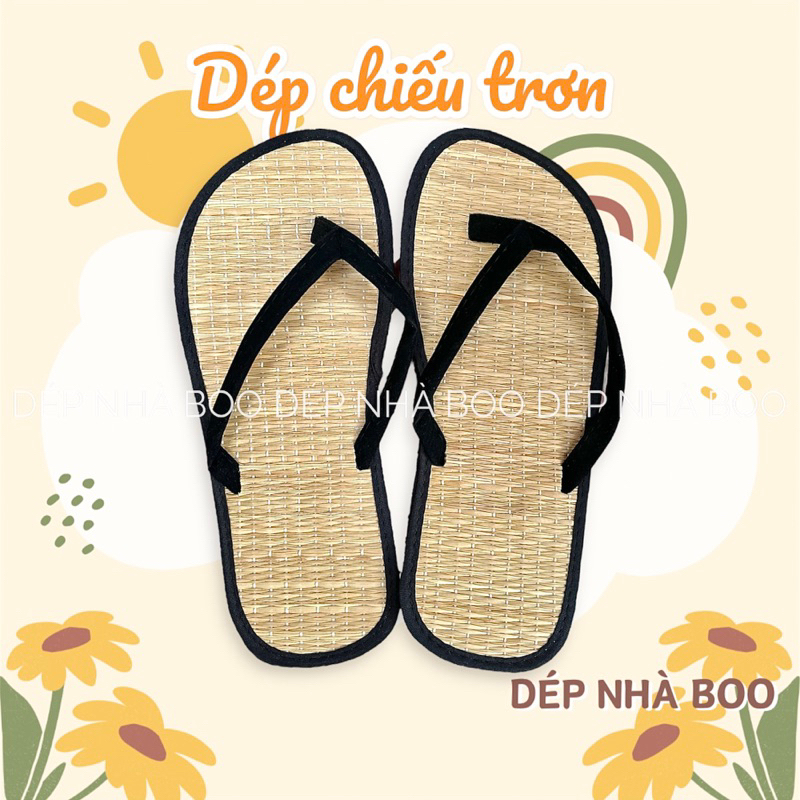 DÉP CHIẾU QUAI TRƠN mang trong nhà, văn phòng, đi chơi - ẢNH THẬT