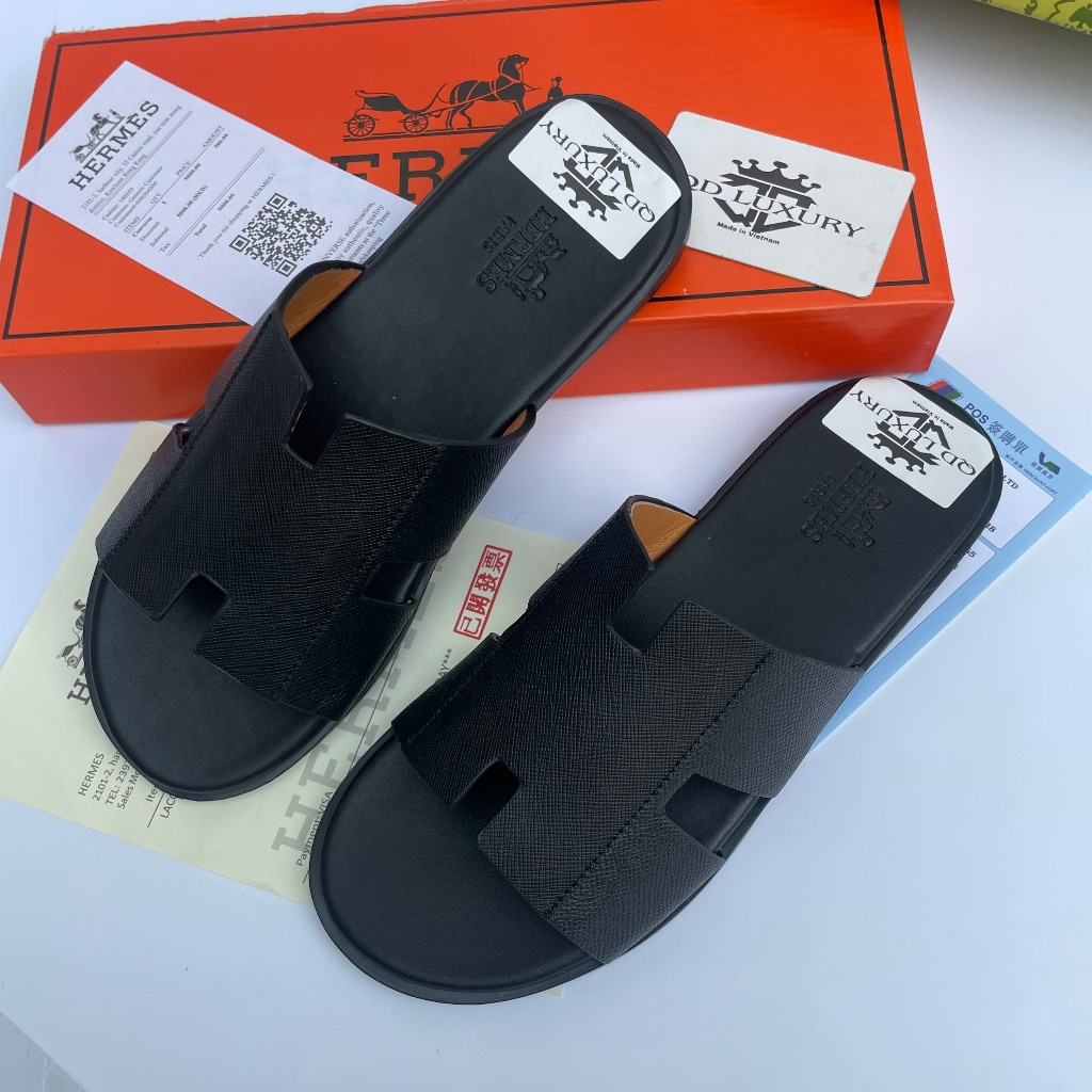 Các Mẫu Dép da Quai Ngang nam . Dép thời trang nam nữ HOT TRENDt, Full size 39-43