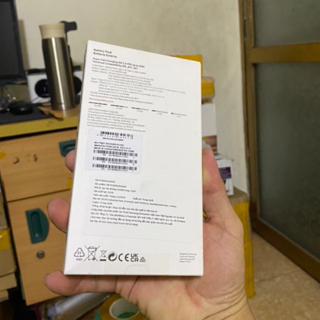 Pin sạc dự phòng Polymer 20.000 mAh Type C PD 25W Samsung EB-P5300