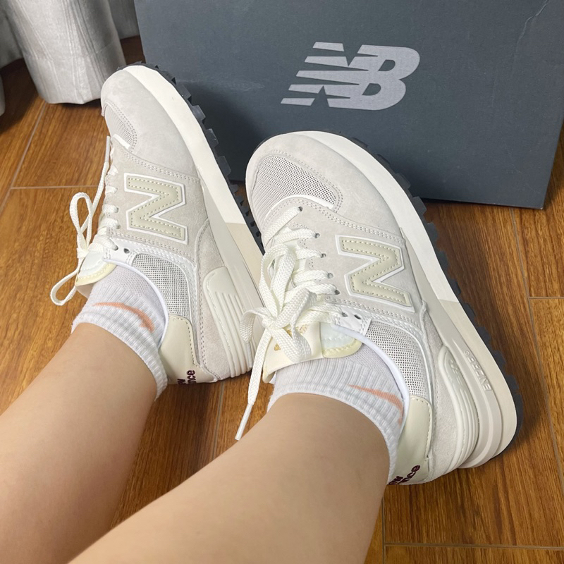 Giày Sneaker NB 574 Legacy ivory Cream Sữa