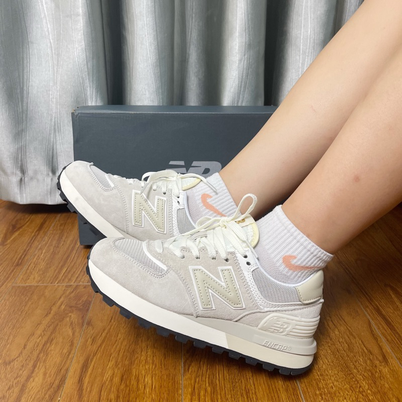 Giày Sneaker NB 574 Legacy ivory Cream Sữa