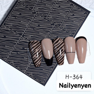 sticker nail dặm ombre