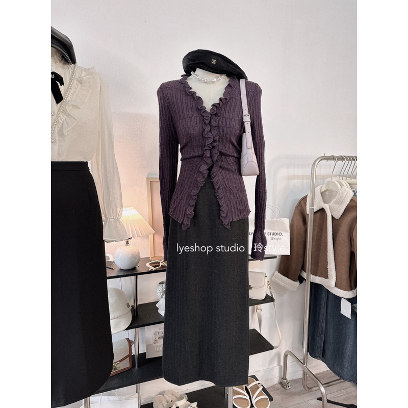 10039 ÁO LEN MỎNG VIỀN BÈO