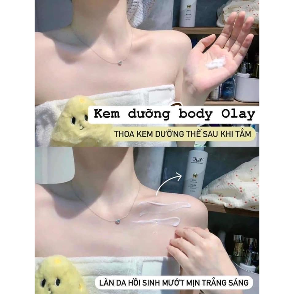 Sữa Dưỡng Thể Olay Retinol B3 Bright Ultra Whitening , Kem Body Nâng Tông Trắng Da Dưỡng Ẩm