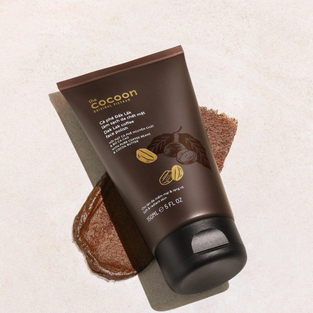 Tẩy Da Chết Mặt Cocoon Cà Phê Đắk Lắk Giảm Mụn Se Khít Lỗ Chân Lông 150ml