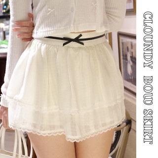 Chân Váy Coquette Xếp Tầng Viền Ren Mềm Mại - Minipie