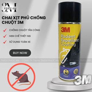 Chai xịt chống chuột khoang máy xe ô tô, đuổi chuột 3M Rodent Repellant Coating 89797 250gram