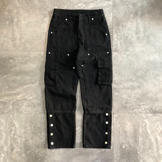 Quần jeans túi hộp Double Knee Cúc Bấm B738 DC x BuiVintage , vải denim cao cấp phom đẹp.