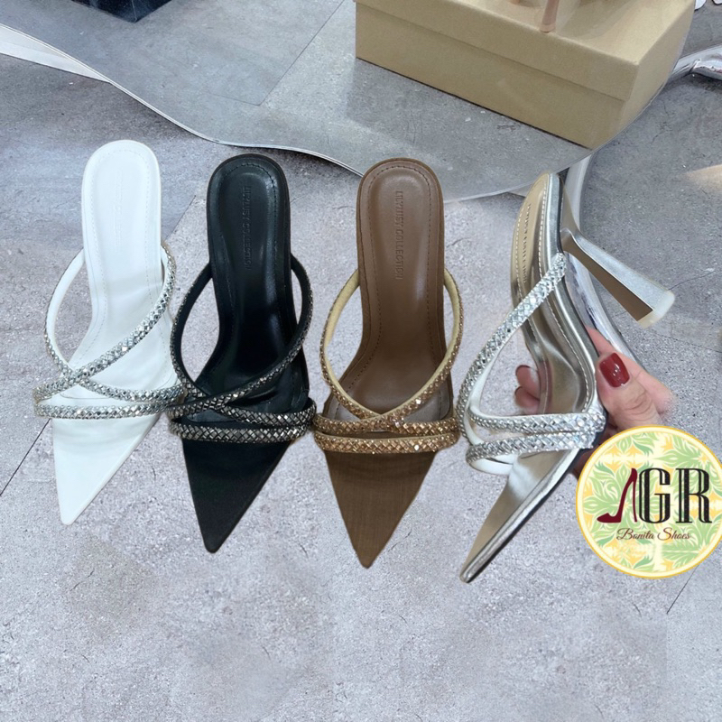 Cao gót mũi nhọn quai đá IX siêu đẹp gót nhọn cao 9 cm