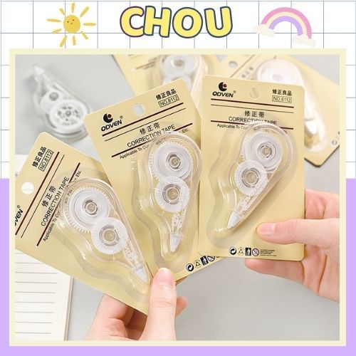 Bút xóa kéo, Bút xóa băng phong cách tối giản size lớn văn phòng phẩm CHOU C48