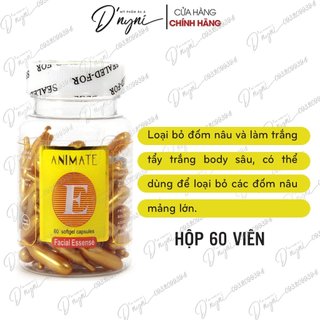 (HỘP 70 VIÊN NANG) Serum Tinh Chất Dưỡng Da VItamin E ANIMATE
