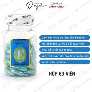 (HỘP 70 VIÊN NANG) Serum Tinh Chất Dưỡng Da VItamin E ANIMATE