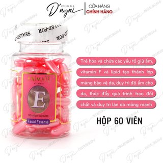 (HỘP 70 VIÊN NANG) Serum Tinh Chất Dưỡng Da VItamin E ANIMATE