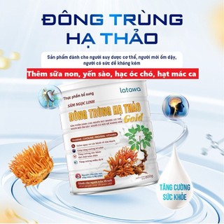 - sữa sâm ngọc linh đông trùng hạ thảo gold.