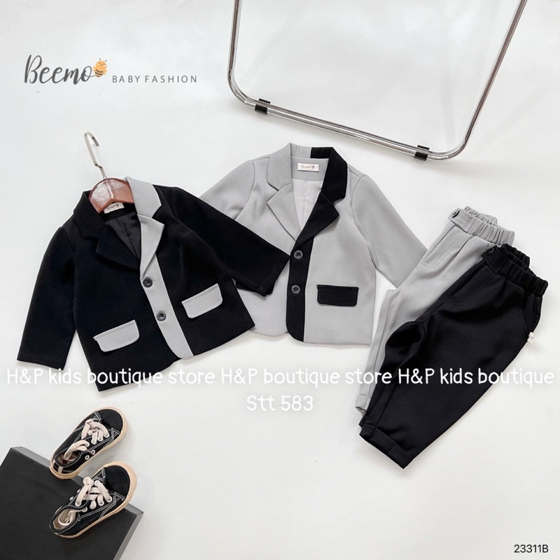 Set bộ vest thời trang cho bé trai 10-30kg