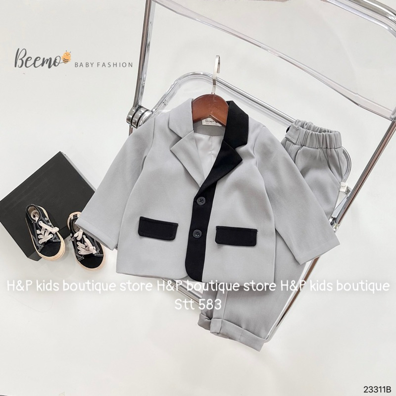 Set bộ vest thời trang cho bé trai 10-30kg