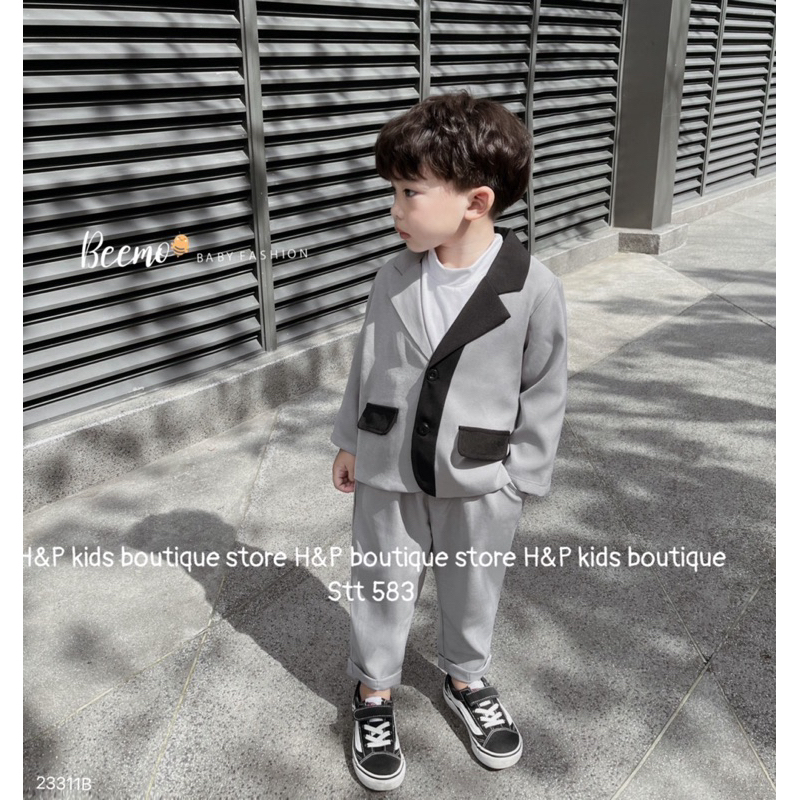 Set bộ vest thời trang cho bé trai 10-30kg