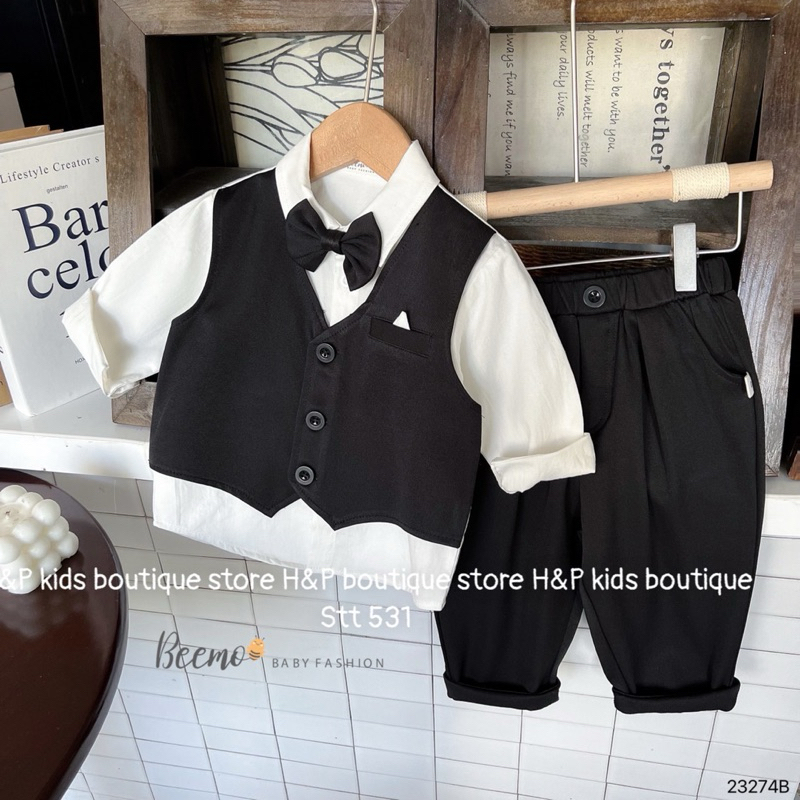 Set Bộ công tử đáng yêu cho bé trai 10-30kg