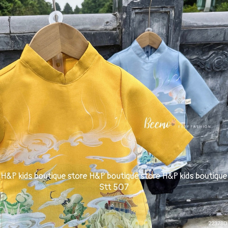 Áo Dài Cao Cấp cho bé trai 10-30kg