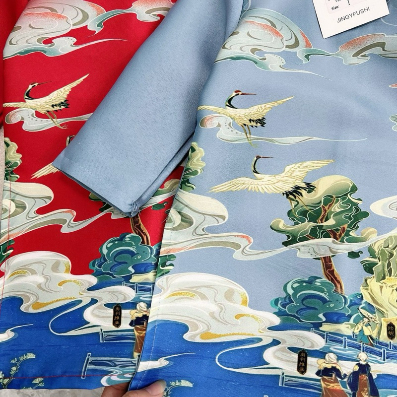 Áo Dài Cách Tân Gấm cao cấp cho bé trai 10-30kg