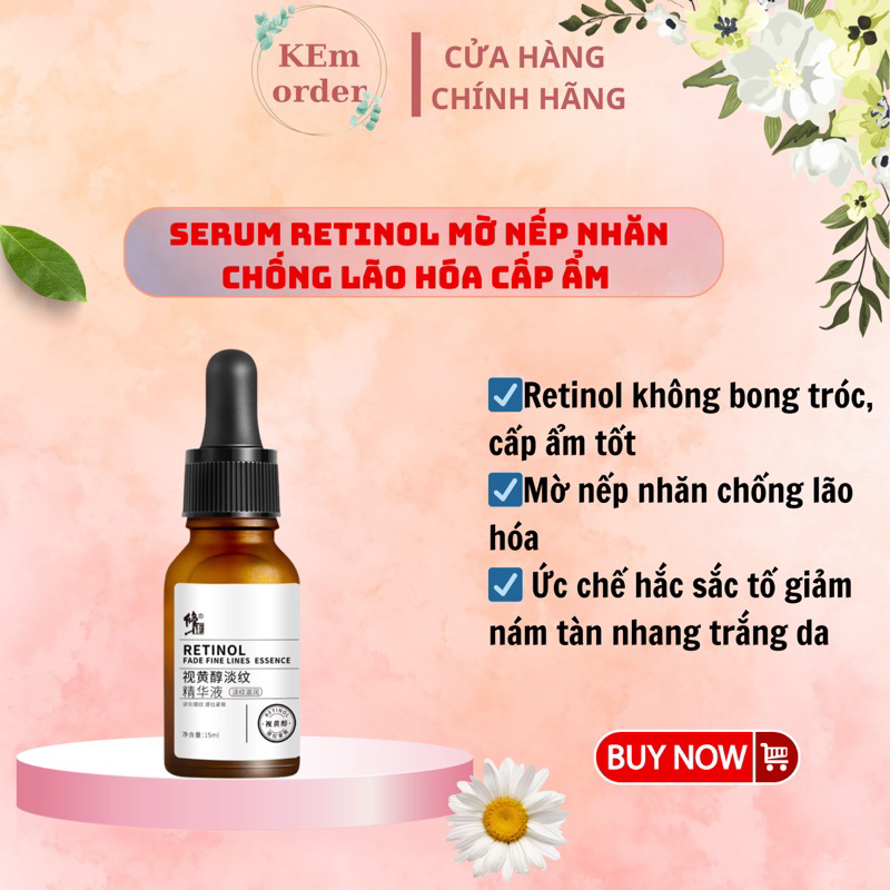 Tinh chất retinol chống nhăn trẻ hóa căng bóng