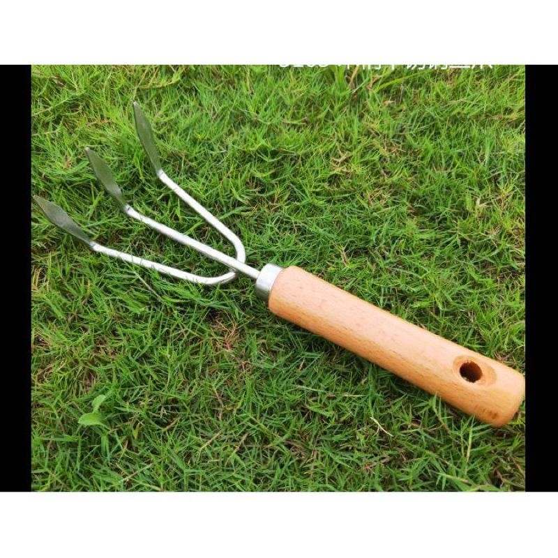 Xẻng,Cào,Bộ 2 Món Xới Đất Làm Vườn,Bonsai,inox Siêu bền.