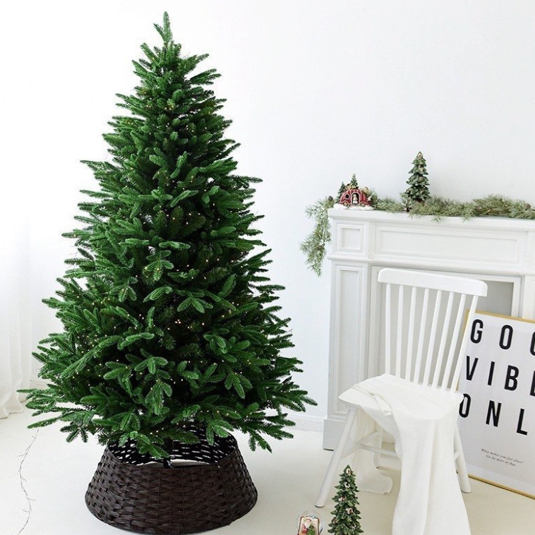 Cây Thông Noel 1m5 , 1m8 , 2m1 - Cây Thông Xanh Tán Dày Đầy Đủ Phụ Kiện Hàng Cao Cấp