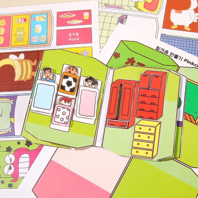 Đồ Chơi Sách Thủ Công Kuromi Doudouben Melody Hoạt Hình Sáng Tạo Cho Trẻ Em - đồ chơi tự làm Doli Kids