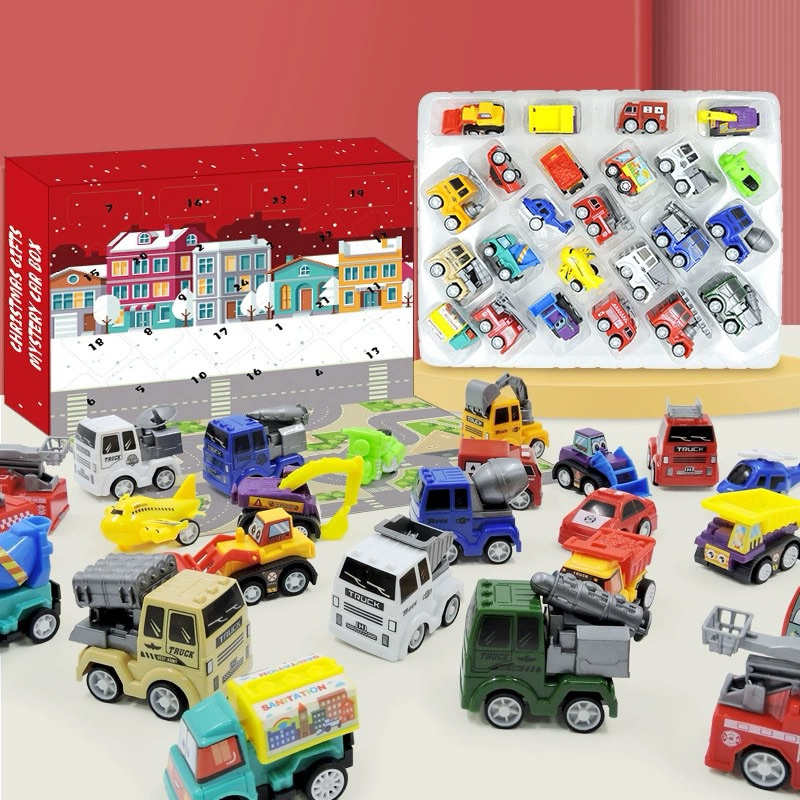Hộp quà bí mật chứa 24 xe ô tô cho bé khám phá _ BondNy kids