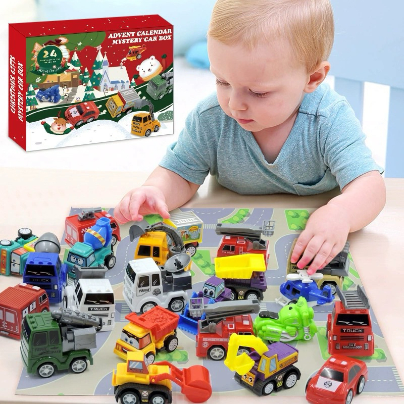 Hộp quà bí mật chứa 24 xe ô tô cho bé khám phá _ BondNy kids