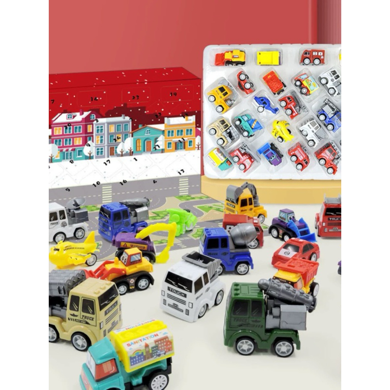 Hộp quà bí mật chứa 24 xe ô tô cho bé khám phá _ BondNy kids