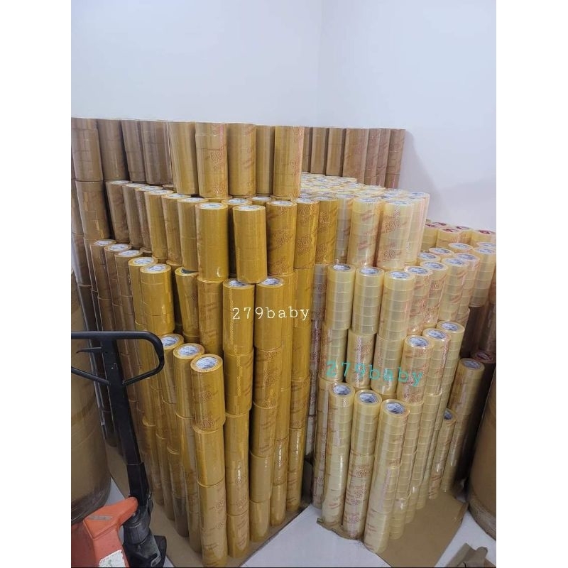 Băng keo đục và loại trong dáng thùng hàng 2Y