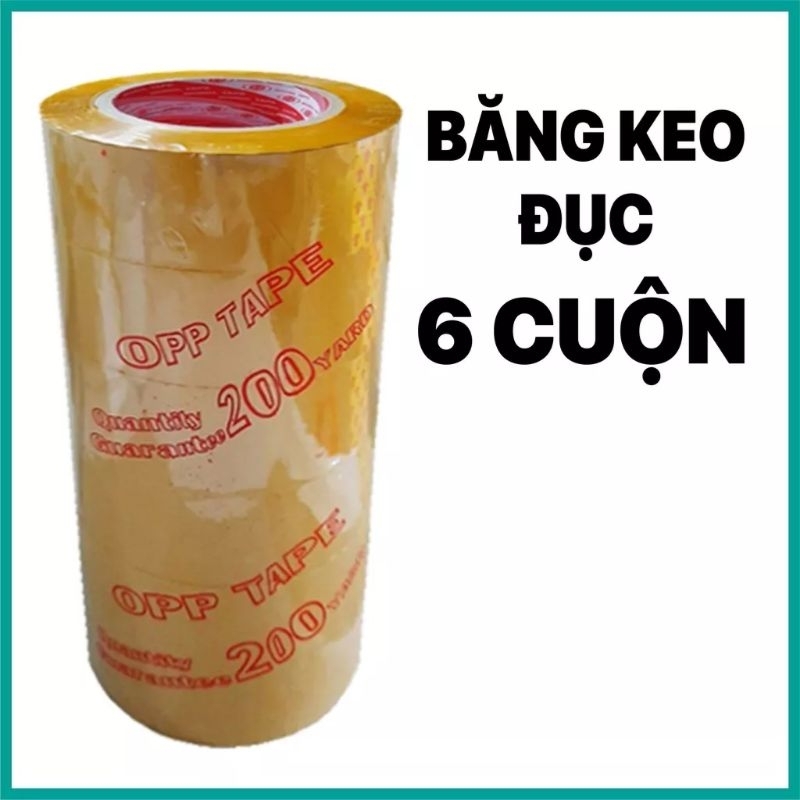 Băng keo đục và loại trong dáng thùng hàng 2Y