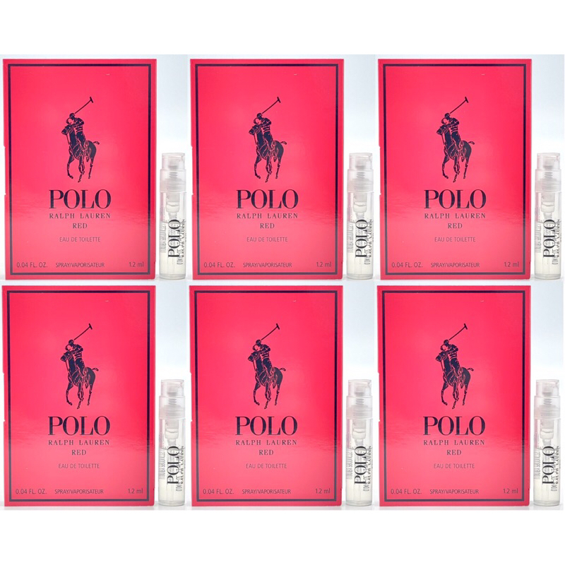 1 vial nước hoa chính hãng Polo ralph lauren red nước hoa nam tính lịch lãm mạnh mẽ