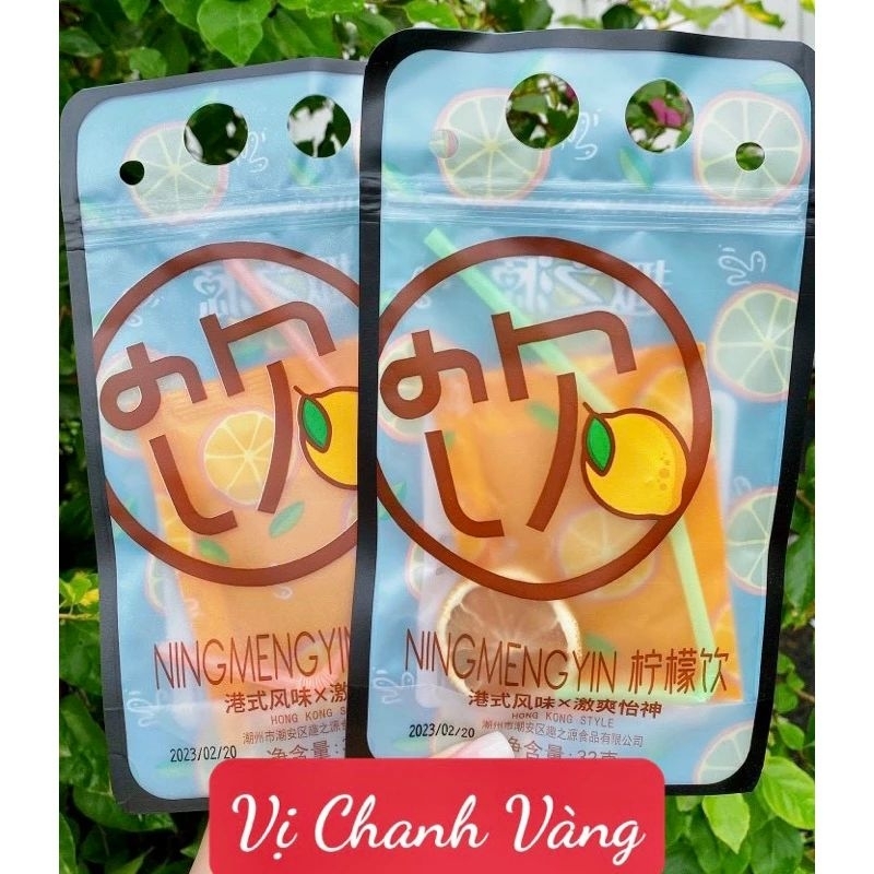 Trà chanh cô đặc túi zip