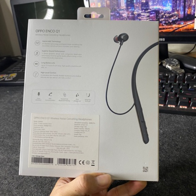 Tai nghe Oppo enco Q1 chống ồn chủ động ANC pin 13-15h
