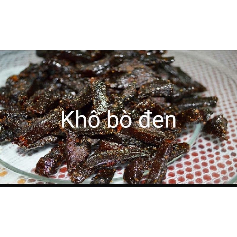 KHÔ BÒ ĐEN + NƯỚC XỐT BÒ - ĐẬM ĐÀ HƯƠNG VỊ