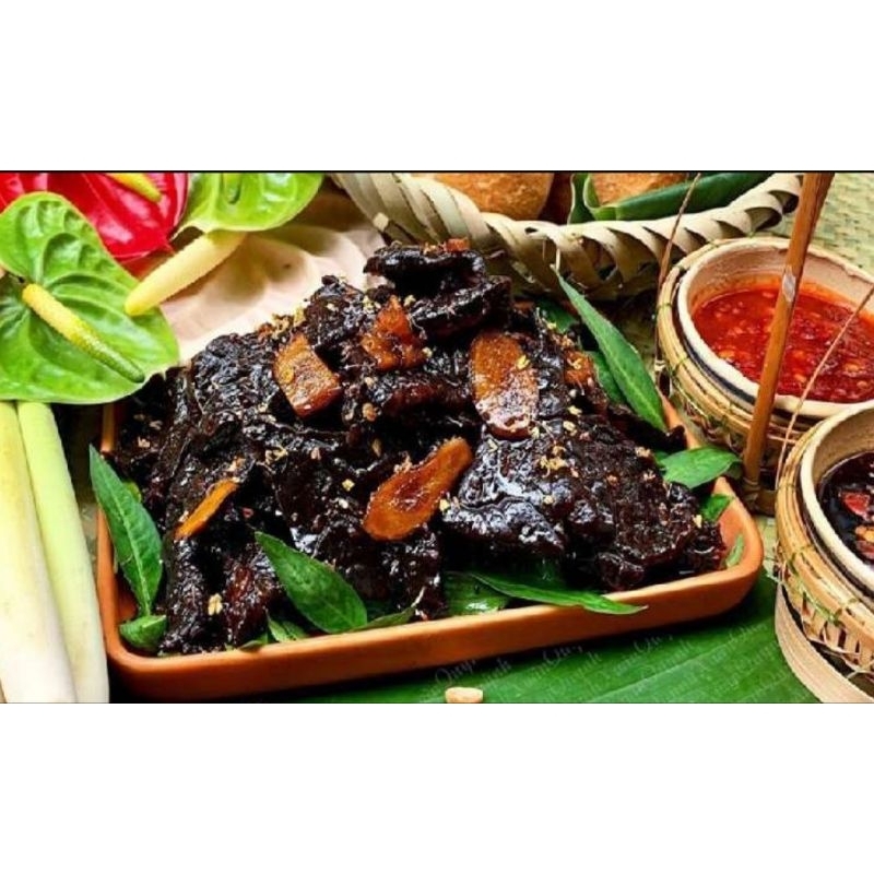 KHÔ BÒ ĐEN + NƯỚC XỐT BÒ - ĐẬM ĐÀ HƯƠNG VỊ