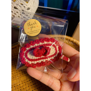 Kẹp tóc len handmade, kẹp tóc tiểu thư