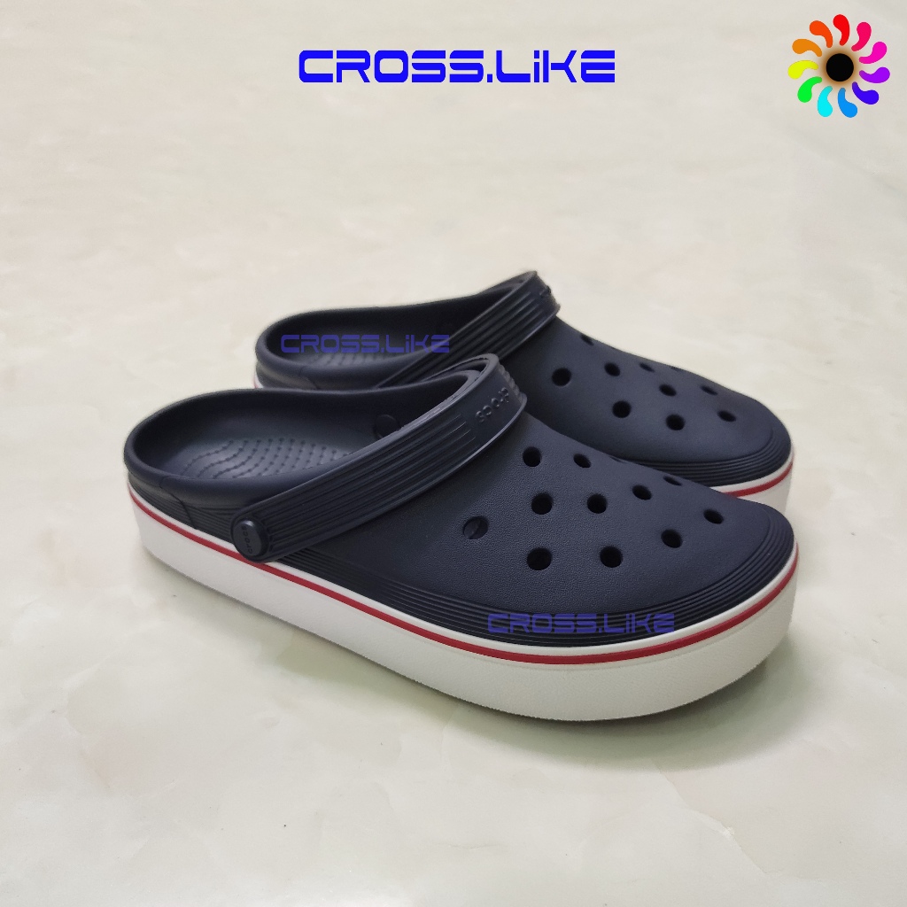 Sục nhựa CROSS Band Clean, dép nam nữ,nhựa nguyên khối siêu bền, đi mưa thoải mái.